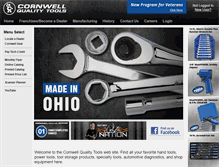 Tablet Screenshot of cornwelltools.com